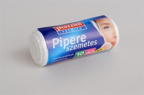 Szemeteszsák, pipere, 10 l, 45 db, 34×44 cm, 5 &mikro;, MAZZINI Premium, fehér (KHK900)