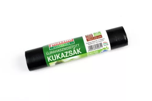 Szemeteszsák, 135 l, 5 db, 70x110 cm, 17 µ, MAZZINI, fekete (KHK907)
