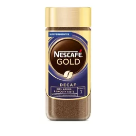   Instant kávé, koffeinmentes, 100 g, üveges, NESCAFÉ Gold (KHK945)