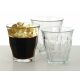 Kávéspohár, üveg, 6db-os szett, 16cl, Retro (KHKE060)