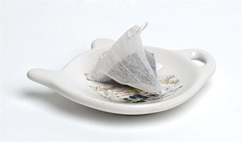 Teafilter tartó, levendula mintás, 10x9x2 cm (KHKE147)