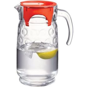 Üvegkancsó fedővel, üveg, 1,6 l (KHKE172H)