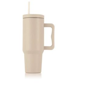   Termoszbögre, 1,2 l,  szívószállal, füllel, bézs (KHKE679)