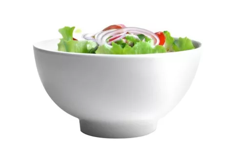 Müzlis és salátástálka, fehér, 15 cm, 6 db-os szett, Economic (KHKE696)