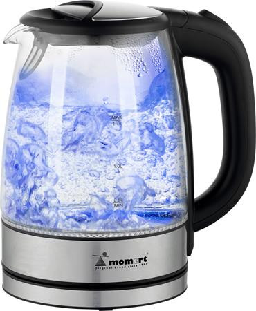 Vízforraló, üvegkannával, 1,7 l,MOMERT (KHKGM017)
