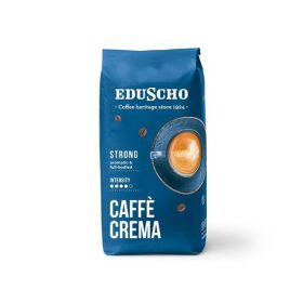   Kávé, pörkölt, szemes, 1000 g, EDUSCHO Caffe Crema Strong (KHKTCHIBO11)