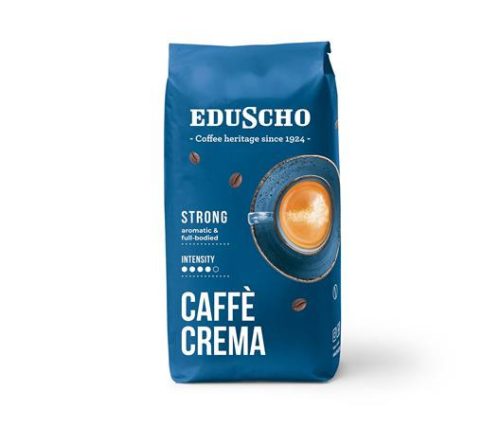 Kávé, pörkölt, szemes, 1000 g, EDUSCHO Caffe Crema Strong (KHKTCHIBO11)