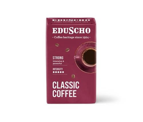Kávé, pörkölt, őrölt, 250 g, EDUSCHO Classic Strong (KHKTCHIBO18)