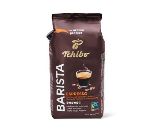 Kávé, pörkölt, szemes, 1000 g, TCHIBO Barista Espresso (KHKTCHIBO8)