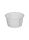 Műanyag gulyás tányér, 750 ml, 50 db, fehér (KHMU182)