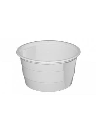 Műanyag gulyás tányér, 750 ml, 50 db, fehér (KHMU182)