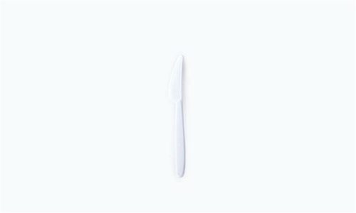 Kés, műanyag, többször használatos, 18,5 cm, 50 db Venus, fehér (KHMU229)
