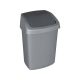Billenős szemetes, 25 l, CURVER Swing top, ezüst/grafit (KHMU241)