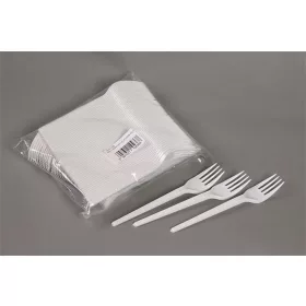   Villa, műanyag, többször használatos, 17 cm, 50 db Prima, fehér (KHMU252)