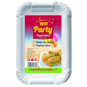 Papírtálca, 10,5x16,5 cm, 25 db, TUTI Party (KHMU276)