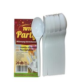   Kávéskanál, többször használatos, 20 db, TUTI Party (KHMU277)