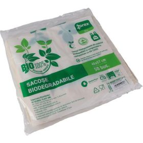   Ingvállas tasak, nagy, BIO, lebomló, 30x57+2x8 cm, 50 db, Party (KHMU284)