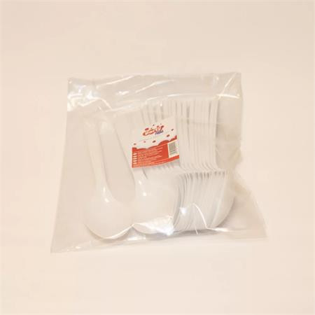 Kanál, műanyag, többször használatos, 17 cm, 20 db Prima, fehér (KHMU295)