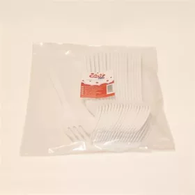   Villa, műanyag, többször használatos, 17 cm, 20 db Prima, fehér (KHMU296)