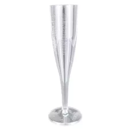 Pezsgőspohár, 1 dl, 10 db, Party, kristály (KHMU305)