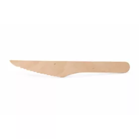 Kés, fa, egyszer használatos, 16 cm, 100 db (KHMU310)
