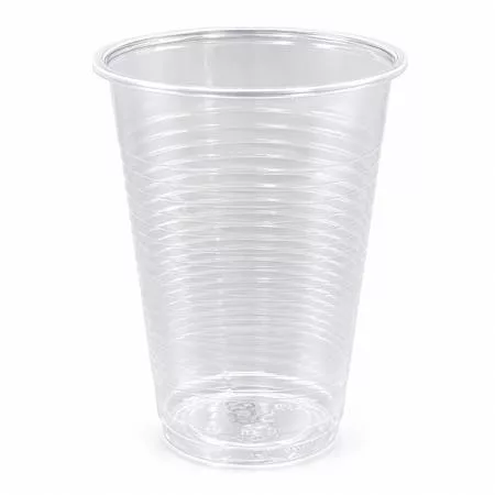 Műanyag pohár, 2 dl, 100 db, átlátszó (KHMU316)