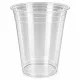 Műanyag shaker és koktélos pohár, 3 dl, 50 db, víztiszta (KHMU351)