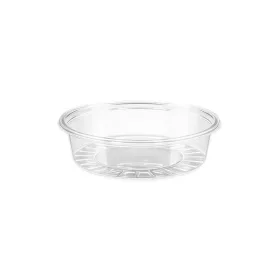  Műanyag öntetes tál, 50 ml, 75 mm átmérő, 100 db, víztiszta (KHMU356)