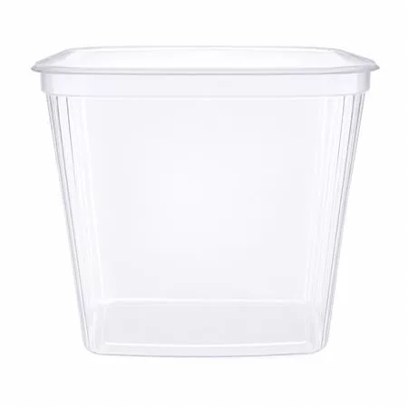 Műanyag tál, tetőzhető, 1000 ml, 25 db Svéd (KHMU362)