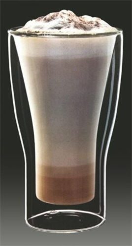 Latte macchiatos pohár, duplafalú üveg, 34cl, 2db-os szett, Thermo (KHPU142)