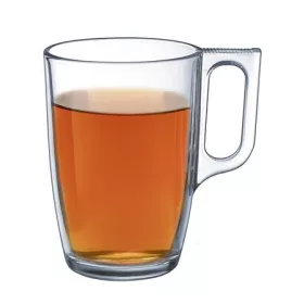   Üvegpohár, füllel, 6 db-os szett, 40 cl, CoffeeTime (KHPU282)