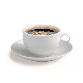   Kávéscsésze+alj, fehér, 20 cl, 6 db-os szett Economic Roma (KHPU297)