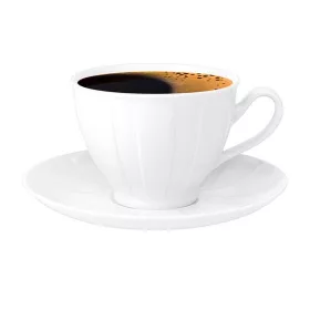   Mokkáscsésze+alj, ROTBERG, fehér, 10 cl, 6 db-os szett, Oslo (KHPU301)