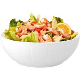   Salátás-, pogácsás tál, ROTBERG, fehér, 23 cm, Oslo (KHPU311)