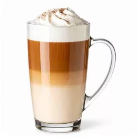   Üvegbögre, füllel, 6 db-os szett, íves 40cl TeaTime (KHPU317)