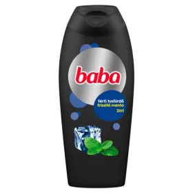 Tusfürdő, 400 ml, BABA, férfi mentakivonattal (KHSZ03)