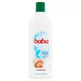 Hajsampon, 400 ml, BABA 2in1, mandula (KHSZ04)