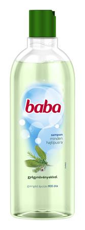 Hajsampon, 400 ml, BABA családi, gyógynövényes (KHSZ05)