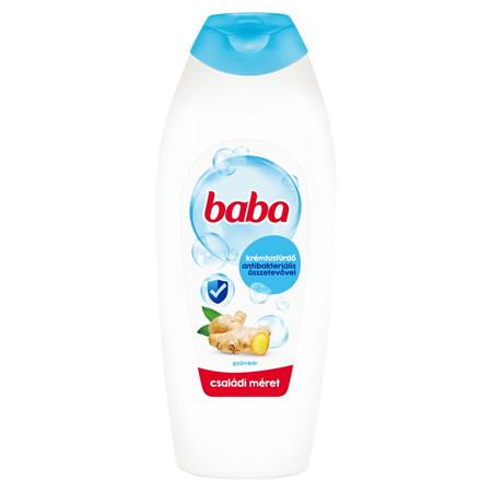 Tusfürdő, antibakteriális összetevővel, 750 ml, BABA, gyömbér (KHSZ55)