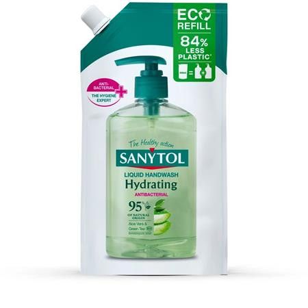 Folyékony szappan, utántöltő, 500 ml, SANYTOL, aloe vera (KHSZ73)