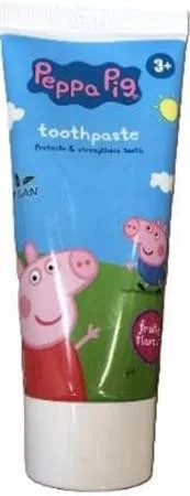 Fogkrém, gyerekeknek, 3+, 50 ml, Peppa Pig, gyümölcs íz (KHSZ74)