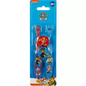   Fogkefe, gyerekeknek, puha, 2 db, kupakkal, 3+, Paw Patrol (KHSZ79)