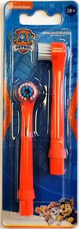 Pótfej, elektromos fogkeféhez, 2 db, Paw Patrol, piros (KHSZ88)