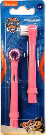 Pótfej, elektromos fogkeféhez, 2 db, Paw Patrol, pink (KHSZ89)