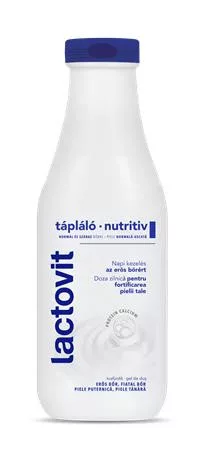 Tusfürdő, 600 ml, LACTOVIT Original, normál és száraz bőrre (KHSZ91)