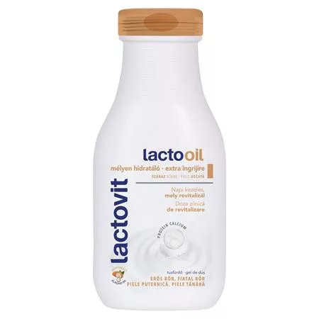 Tusfürdő, 300 ml, LACTOVIT Lactooil, száraz bőrre (KHSZ93)