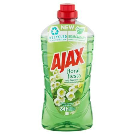 Általános tisztítószer, 1 l,  AJAX, gyöngyvirág, zöld (KHT013H)