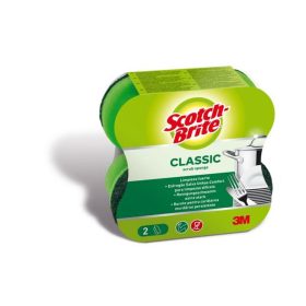   Mosogatószivacs, piskóta alakú, kézkímélő, 3M Scotch-Brite (KHT044)