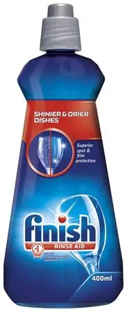 Gépi öblítőszer, 400 ml, FINISH, Rinse&Shine, regular (KHT081)