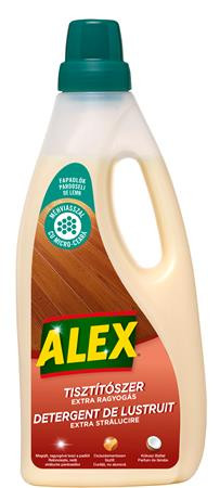 Padlótisztító folyadék, fa felületre, 750 ml, ALEX Extra ragyogás, kókusz illattal (KHT1039)
